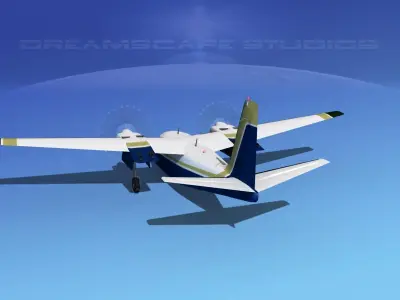 Aero Commander 500 V10 3D model
