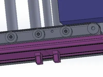 Plastic pressing machine 3D model