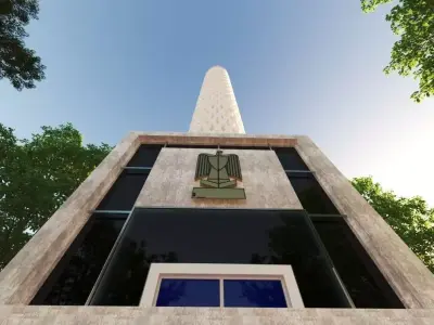 cairo tower 3D model