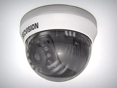 Security Camera 01 PBR Low-poly 3D model