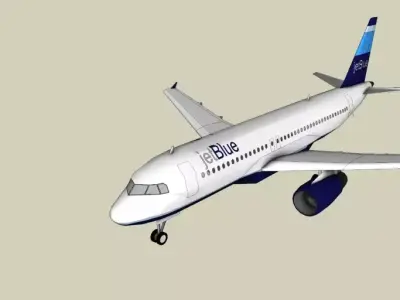 Commercial Aircraft Collection 5 Pack 3D SketchUp 3D model