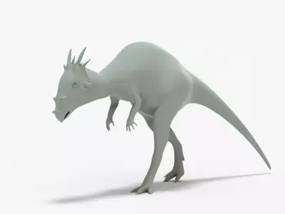 Dracorex Rigged Basemesh Low-poly 3D model