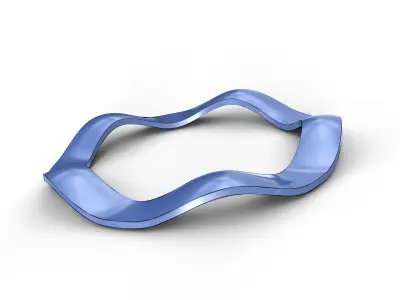 Wave washer 3D model