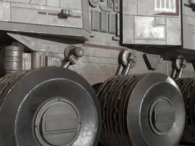 Star Wars - Juggernaut HAVw Low-poly 3D model