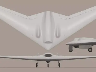 Lockheed Martin RQ-170 Sentinel 3D model