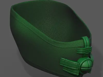 Helmet scifi military combat 3d Low-poly 3D model