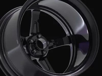 ADVAN RACING GT Series - Flat Design 3D model