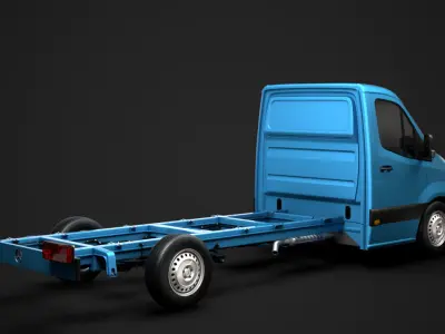 Mercedes Sprinter Chassis Single Cab L3 RWD 2020 3D model