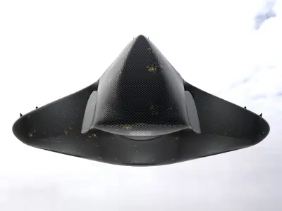 Spacecraft Low-poly 3D model