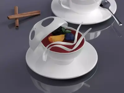Dessert 0001 3D model