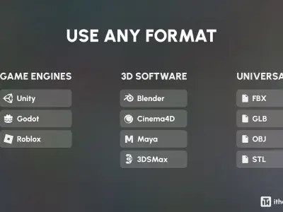 Transport Low-poly 3D model