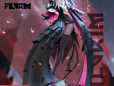 Modernia from Nikke Goddess Of Victory Commercial Package 3D print model