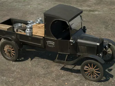 Ford Model T 1924 3D model