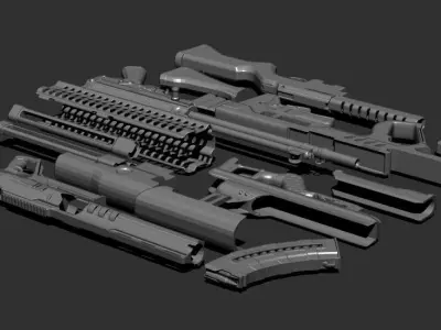 IMM GunPack 3D model