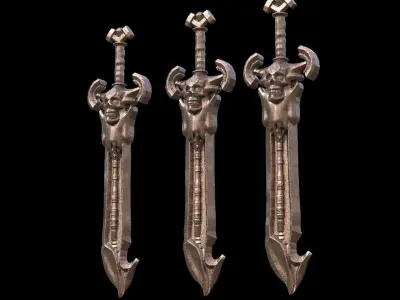 Grim Reaper Cutlass 3D model