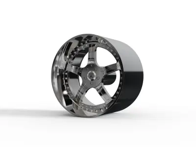 ASANTI AF118 WHEEL 3D MODEL 3D model