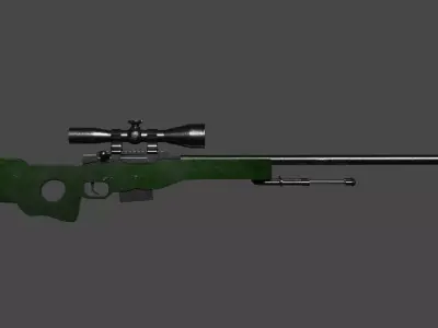 AWP Like CSGO Low-poly 3D model