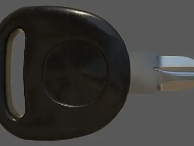 Generic Car Key Free low-poly 3D model