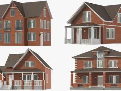 Classic House Collection 01 3D model