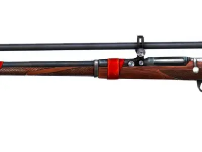 High-precision Sniper Rifle 1 3D Model Low-poly 3D model