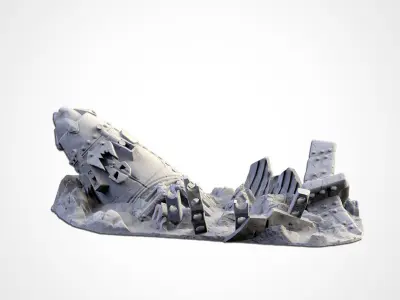 CRASHED PLANES 3D print model
