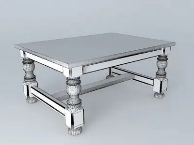 coffee table Free 3D model 14