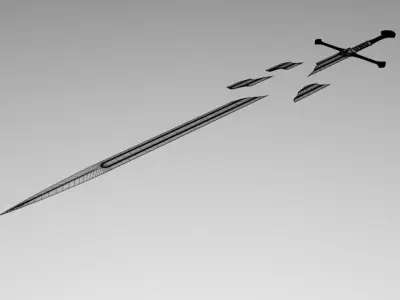 Narsil The Lord of the Rings Free 3D model