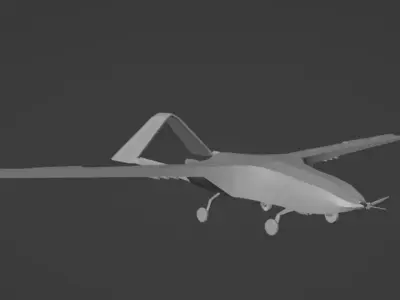 Bayraktar TB2  Free 3D model