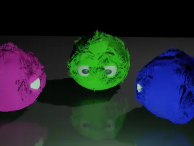 cute bird Free low-poly 3D model