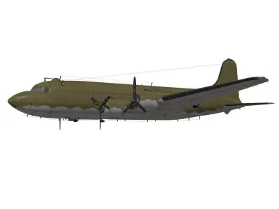 Douglas C-54 Skymaster 3D model