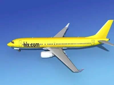 Boeing 737-800 HLX 3D model