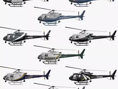 AS350 Police Helicopters Collection Vol 2 