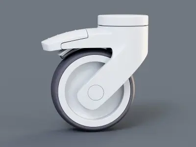 Caster Wheel 3D model