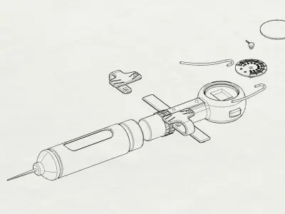 FALLOUT ITEM JET PSYCHO STIMPAK 3D print model