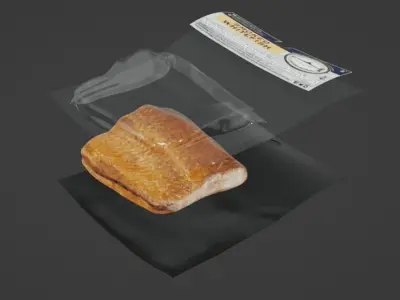 Smoked Whitefish 3D model