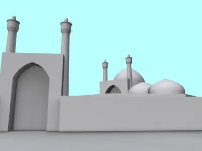 Naqshe Jahan Low-poly 3D model