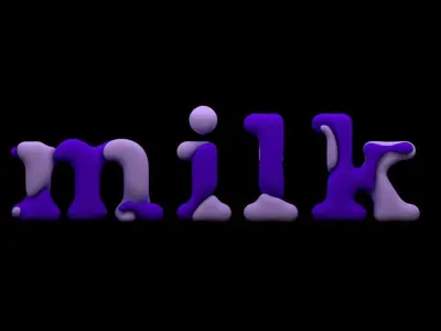 Animated 3D Text 3D model