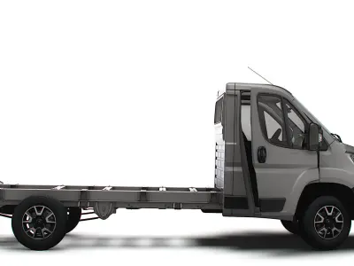 Opel Movano Chassis HQInterior SCab 3800WB 2023 3D model