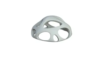 SciFi Cube Object No 54798 Low Poly Shape Low-poly 3D model