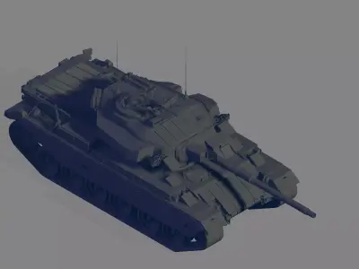 Stridsvagn 105 3D model
