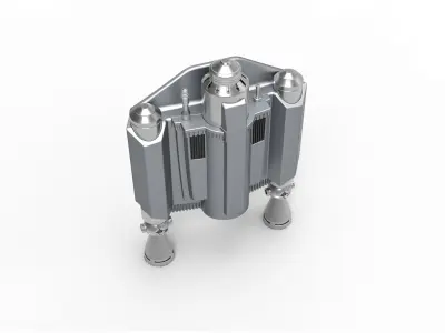 Jetpack from The Mandalorian TV series 3D print model