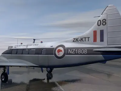 De Havilland DH-104 Dove 3D model
