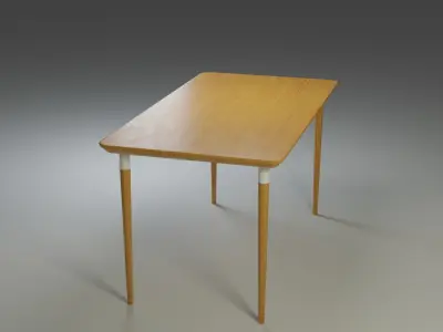 Ikea table ANFALLARE HILVER Free 3D model