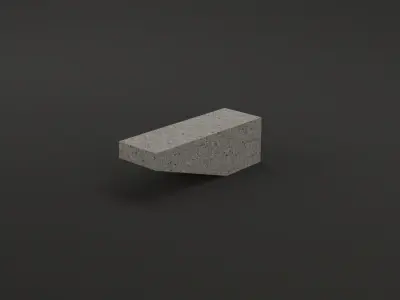 Outdoor Benches Low-poly 3D model