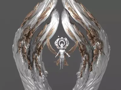 Sacred Site Arch portal 1 3D model