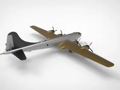 B-29 Superfortress  3D model