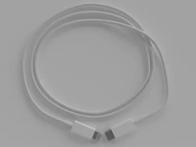 USB-C to Apple Lightning Cable 3D model