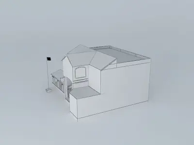 Pingtung Own New Park police station Free 3D model