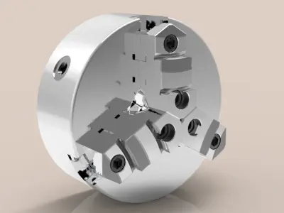 Lathe Chuck 3D model