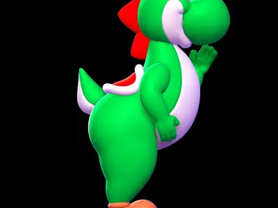 Yoshi - Mario 3D print model